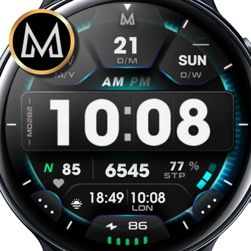 MD282 3D Digital watch face