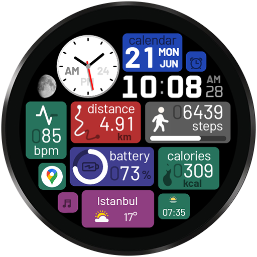 Modular Colours - Watch Face