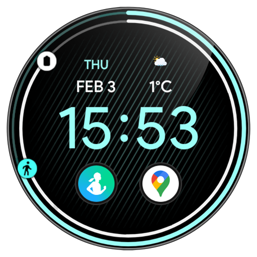 Awf Clean Digital: Watch face