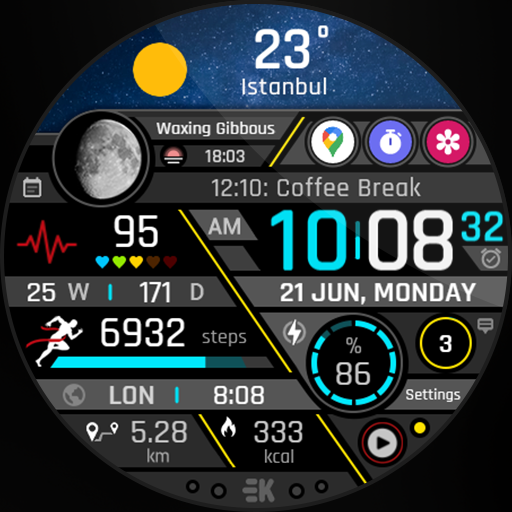 Realistic Info - Watch Face